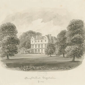 Broughton Hall: sepia drawing, 1843 (drawing)
