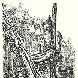 The Buddha of Tep Pranam (engraving)