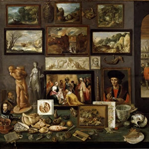 Cabinet of art and curiosities (Painting, 1636)