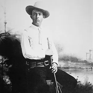 Captain Frank Hamer, c. 1910 (b / w photo)