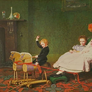 A Carriage to the Ball, 1868 (oil on canvas)