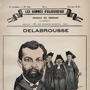 Cartoon of Lucien Delabrousse from Les Hommes d today c