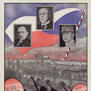 Celebrating Czechoslovakian independence 1918 - 1938 (colour litho)