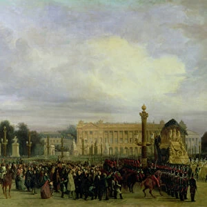 The Ceremony for the Return of Napoleons Ashes in 1840: The Cortege Entering