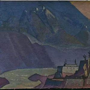 Chandra River, 1932 (tempera on canvas laid on cardboard)
