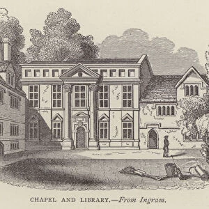 Chapel and Library (engraving)