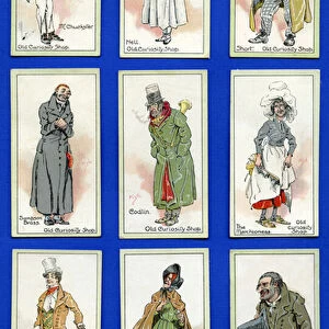 Characters from The Old Curiosity Shop, by Charles Dickens, 1923 (colour litho)