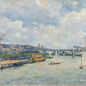 Charenton Port, 1878 (oil on canvas)