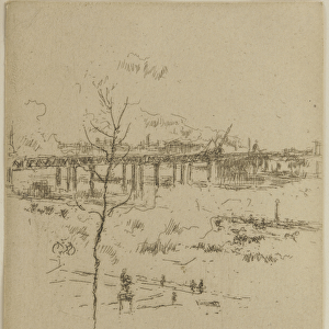 Charing Cross Railway Bridge, c. 1887 (etching on paper)
