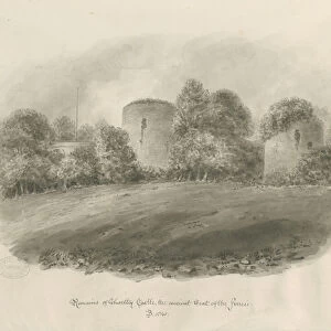 Chartley Castle: sepia drawing, 1841 (drawing)