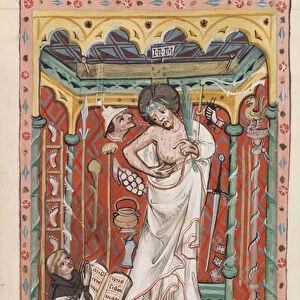Christ with Arma Christi (w / c on vellum)