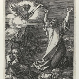 Christ in the garden of olive trees, 1508 (Burin engraving on copper)
