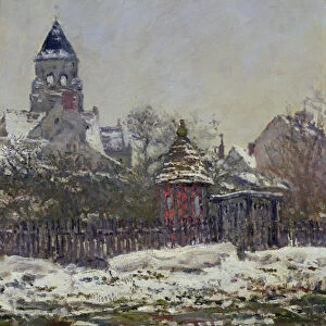 The Church at Vetheuil, 1879 (oil on canvas)