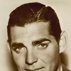 Clark Gable, American film actor (b / w photo)
