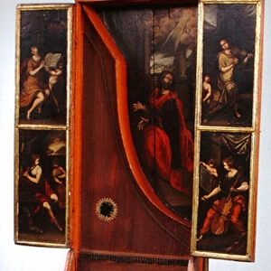 Clavicytherium, early 17th century (wood and other materials)