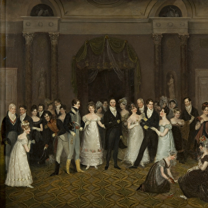 The Cloakroom, Clifton Assembly Rooms (oil on canvas)
