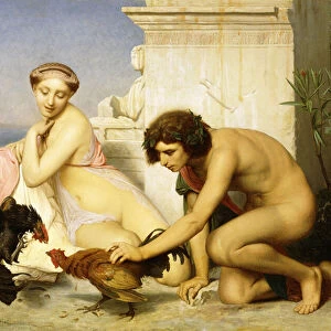 The Cock Fight, 1846 (oil on canvas)