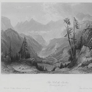 The Col de Tortes, Hunting the Izoid (engraving)