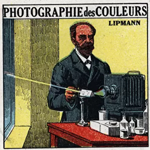 Colour photography: the process invented by Gabriel Lippmann (1845-1921) in 1891