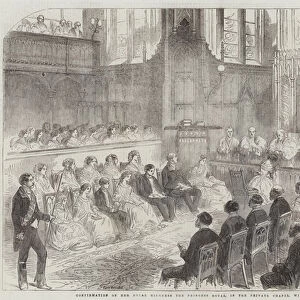 Confirmation of Her Royal Highness the Princess Royal, in the Private Chapel, Windsor Castle (engraving)