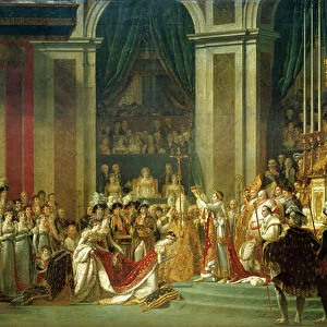 The consecration of the Emperor Napoleon I and Coronation of the Empress Josephine, 1804. 1806 (oil on canvas)