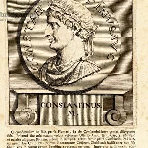 Constantine I, Roman emperor, 1770 (engraving)