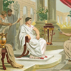 Conversation between Pliny the Elder and the emperor Vespasian