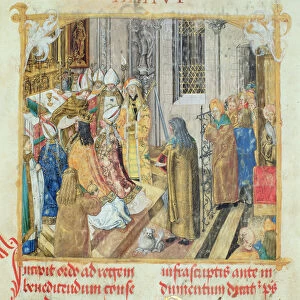 Coronation of the King of Poland from the Pontifical of Bishop Erasmus Ciolek