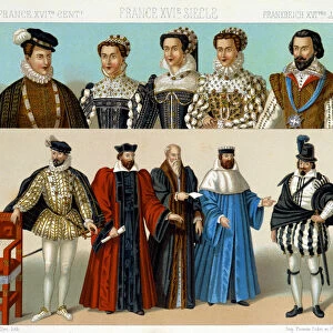 Costumes of nobles and magistrates in France in the 17th century