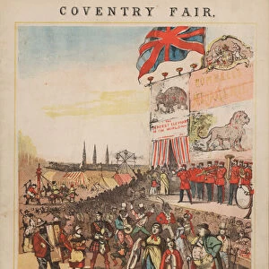 Coventry Fair, Victorian sheet music cover (colour litho)
