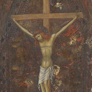 The Crucifixion (reverse), c. 1415 (tempera on panel)