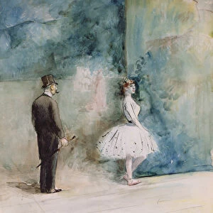 The Dancer, 1890 (w / c on paper)