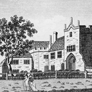 Dartford Priory, Kent (engraving) (b / w photo)