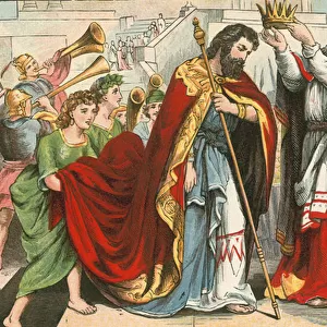 David being crowned king in Hebron