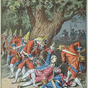 Death of the Knight of Assas on October 16, 1760