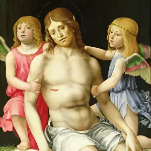 Deposition (Dead Christ between to Angels), c. 1490 (oil on panel)