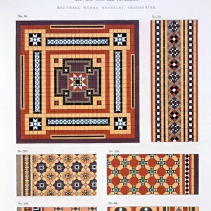 Designs from the Trade Catalogue of Maw & Sons Tile Pavements (colour litho)