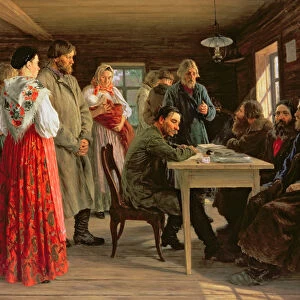 A District Court, 1888 (oil on canvas)
