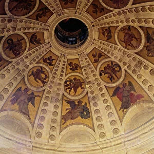Detail of the dome, built 1635-42 (wall painting)