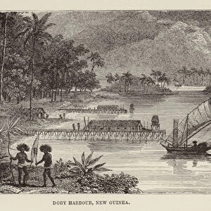 Dory Harbour, New Guinea (engraving)