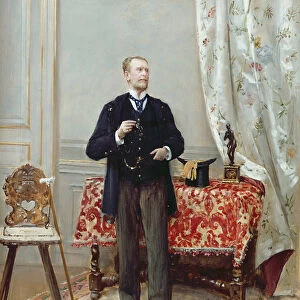 Edmond Taigny (oil on panel)