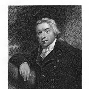 Edward Jenner, engraved by E. Scriven (engraving)