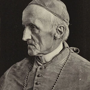 His Eminence Cardinal Manning (b / w photo)