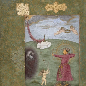 Emperor Jahangir Triumphing Over Poverty, c