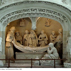 The Entombment of Christ in the southern transept, 1496 (stone)