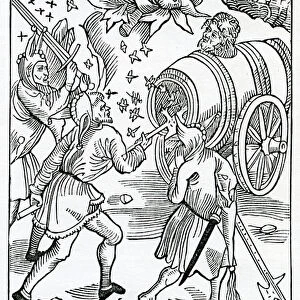 Of enuyous folys, illustration from Alexander Barclays English translation of