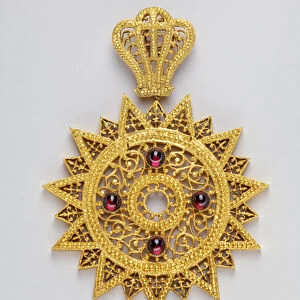 Ethiopia - Order of the Star of Ethiopia: insignia of great cross - End of 19th century