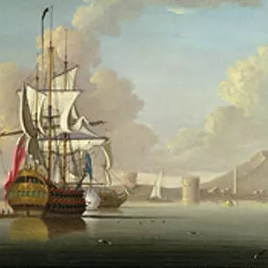 An Extensive View of the Port of Alexandria with a British Man O