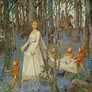 The Fairy Wood (oil on canvas)