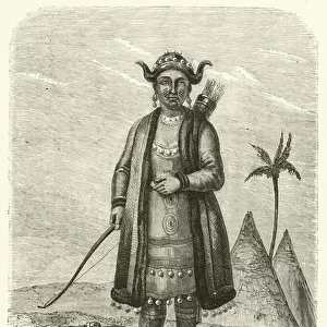 Femme yakoute (engraving)